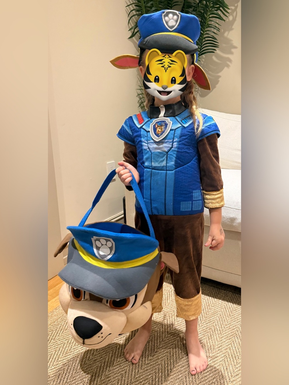 Nickelodeon Chase Costume and basket